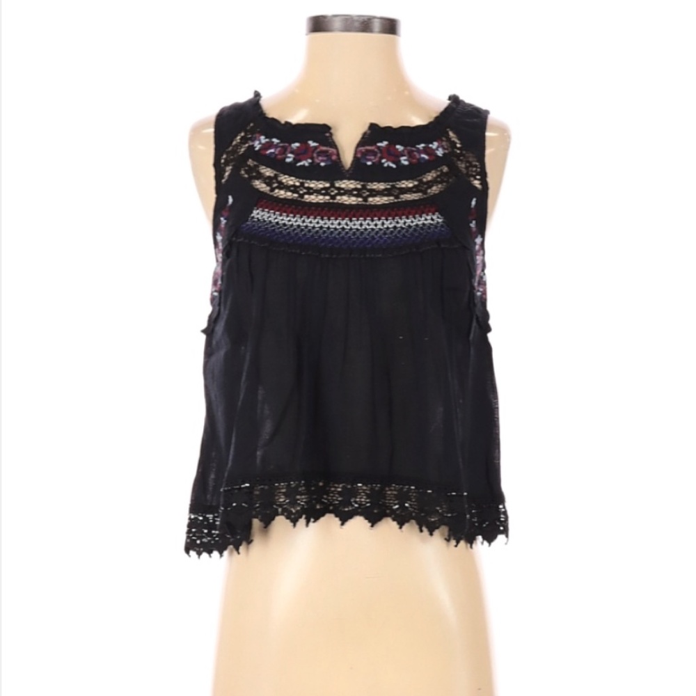 (NEW) FREE PEOPLE - STRAPLESS BOHO TOP